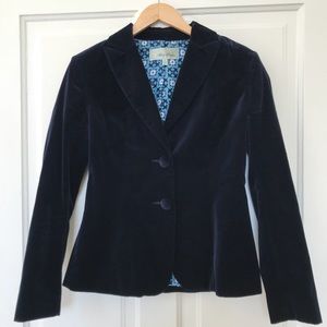 Beth Bowley Blue Velvet Jacket